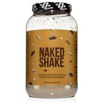 Naked Shake - Chocolate Peanut Butter Protein Powder - Vegan Protein Powder from US & Canadian Farms with MCT Oil, Gluten-Free, Soy-Free, No GMOs or Artificial Sweeteners - 30 Servings