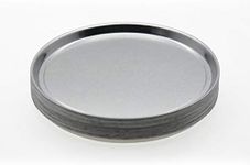 AMTAST Aluminum Sample Pan 90mm Disposable Weighing Pans Dishes for Laboratory Moisture Balances, 50PCs