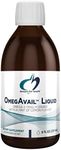 Designs for Health OmegAvail Liquid TG Fish Oil 1200mg - Triglyceride Omega-3 Fish Oil Brain Support Supplement with DHA/EPA - Natural Lemon Flavor (8oz / 47 Servings)