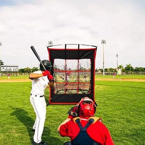 Baseball 9 Hole Pitching Net,Pitching Net, Baseball Pitching Target,Pitching Net with Strike Zone, Baseball 9 Hole Pitching Net,9 Hole Pitching Net for Hitting and Pitching with Strike Zone