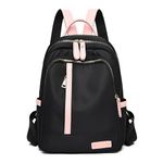 JUBLYN European And American Trend Shopping Trip Three-Purpose Backpack Anti-Theft Fashion Backpack Girls College Bags (Black)