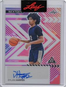 2023 Leaf Metal NextGen Basketball #NGA-DH1 Dylan Harper ARC Certified Autograph Pre-Rookie Card - Only 272 made!
