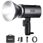 NEEWER MS150 LED Video Light with 2.4G/APP Control, 130W 5600K Daylight Mini COB Continuous Output Lighting, 66800lux/1m, CRI 97+/TLCI 98+, 9 Effects, 0-100% PWM Dimming, Bowens Mount Adapter