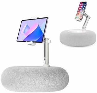 Duvetset Throwpillow stand,Creative Lazy Pillow Mobile Tablet Stand,Mobile Phone Tablet Throw Pillow Bracket Lazy Person Live on Bed Table Top Sofa Cute Mobile Tablet stand（4-12.5 inches）