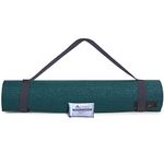 AURORAE ULTRA Extra Long 78" Extra Wide 26" Yoga Mat. Slip Free Rosin & Carry Strap included