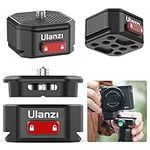 ULANZI Upgraded Claw Quick Release System, Quick Release Plate Camera Mount w Arca Interface, Compatible with DSLR Gimbal Stabilizer Tripod Monopod Slider