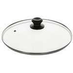 ZENO Universal Pot Lid | Tempered Glass | Saucepan Casserole Frying pan Lid | Replacement Glass Lids for Pans Pots | Lid for Pots | 28CM