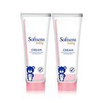 Softsens Baby Rich Moisturising Cream with Natural Milk Cream & Shea Butter, 100G (Pack of 2, Pink)