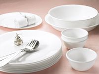 Corelle Winter Frost White Glass 14Pcs Dinner Set