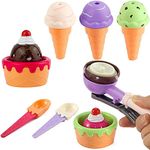 Sweet Treats Ice Cream Parlor Fast Food Play Set Toy for Kids