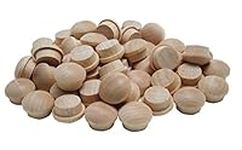 General Tools 312038 3/8" Button Plugs, Hardwood, 50-Pack