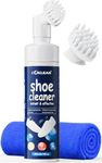 Coklean Shoe Cleaner,200ml White Shoe Cleaner kit with Brush & Towel, Water-free Sneaker Cleaning Foam Removes Dirt & Stains,- for Tennis,Golf,Running Shoes, PU & Nubuck (1 Pack)