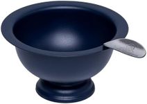 Stinky Cigar Personal Size Ashtray, Matte Blue - Compact, Durable Windproof Stainless Steel Design with 1 Stirrup, Deep Bowl, Heat Resistant & Easy to Clean - Perfect Solo Smoker's Companion