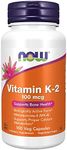 NOW Foods Supplements, Vitamin K-2 100 mcg, Menaquinone-4 (MK-4), Supports Bone Health*, 100 Veg Capsules