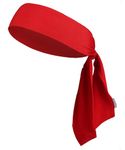 Head Tie / Tie Headband / Sports Headband - Keep Sweat & Hair Out of Your Face - Ideal for Running, Working Out, Tennis, Karate, Athletics & Pirate Costumes. Performance Stretch & Moisture Wicking