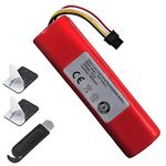 Tenberly Vacuum Robot Replacement Battery for Xiaomi Mi Vacuum Robotics Roborock S50 S51 S52 S55 T60 T65 E20 E25 E35,14.4V Li-ion