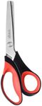 LIVINGO Sharp Fabric Pinking Shears - 9" Zig Zag Edge Heavy Duty Crinkle Scissors for Fabric Cutting, Professional Precision Handheld Dressmaking, Sewing, Quilting, and DIY Crafting（Serrated 5mm)