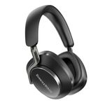 Bowers & Wilkins PX8 Flagship Noise Cancelling Wireless Over Ear Headphones with Bluetooth 5.0 & Quick Charge, 30 Hours of High-Resolution Playback and Built-In Microphone - Black