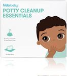 Frida Baby Potty Cleanup Essentials, Leak-Proof Potty Liners and Disposable Floor Pads for Potty Training, 15 Potty Liners + 10 Mess Mats