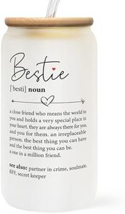 Birthday Gifts for Women Friendship - Best Friend Birthday Gifts for Women - Friendship Gifts for Women Friends - Bestie Gifts for Women, Gifts for Friends - Mothers Day Gifts for Friends - Can Glass