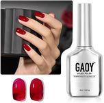 GAOY Sheer Red Gel Nail Polish,16ml