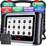 Autel MaxiCOM MK808BT PRO: Android 11, 2024 Upgraded of MK808BT/ MK808S/ MK808/ MaxiCheck MX808, Bi-Directional Control Scan Tool, Active Tests, All System Diagnostics, 28+ Services, Work with BT506