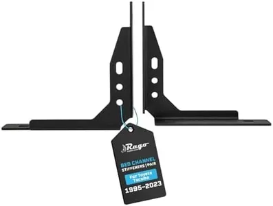 Rago Fabrication Pair of Bed Channel Stiffeners for 1995-2023 Toyota Tacoma | Made in The USA | Truck Bed Reinforcement | 1st, 2nd, 3rd Gens