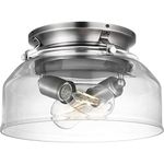 Springer Collection Clear Glass Light Kit Antique Nickel