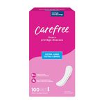 Carefree Acti-Fresh Pantiliners, Extra Long Flat, Unscented, 100 Count (Pack of 1)