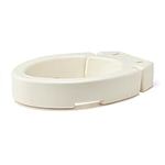 Medline 3.5" Elongated hinged toilet seat riser, 400lb capacity