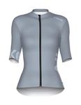 INBIKE Cycling Jersey Women Quick Dry, Breathable Bike Shirts with Pockets, Bicycle Clothing for Road Biking Riding Grey