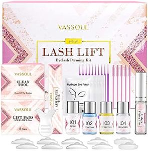 VASSOUL Lash Lift Kit, Eyelash Perm Kit, Professional Eyelash Lash Extensions, Lash Curling, Semi-Permanent Curling Perming Wave Suitable For Salon (V3) SIZE2