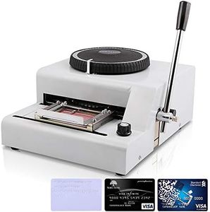 Manual Embosser Machine Credit Card Embossing Machine 72 Character Card Embosser for PVC Card Credit ID VIP