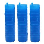 30 Pieces Non Spill Caps, Reusable 55 mm 3 and 5 Gallon Water Jugs Anti-Splash Bottle Caps