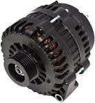 A-Team Performance - GM AD244 Style High Output 220 Amp Alternator Black - Compatible with Chevrolet BBC SBC GM Diesel