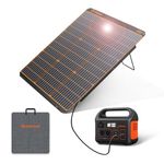 FlexSolar 60W Portable Solar Panel, Foldable Solar Charger with Stand, USB 3.0 USB-C (PD 60W), DC/Anderson, IP67 Waterproof for Outdoor Camping Phones Laptops Solar Generators and Power Stations