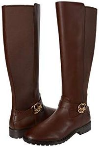 Coach Farrah Leather Boot Walnut 6 B (M)