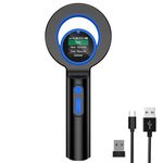 Pet Microchip Scanner Rechargeable RFID Micro Chip Reader Scanner ISO11784/85/FDX-B/EMID 240 Records Data Storage Upload to PC,for Animal/Pets/Pigs/Dogs/Cats