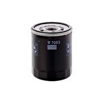 MANN-FILTER W 7063 Oil Filter – For passenger cars, Black