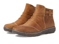 Clarks Collection Women's Caroline Derby Ankle Boot, Dark Tan Suede, 7 Wide US