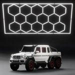 LPMYLMC Hexagon LED Garage Light, 6