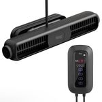 hygger Wave Maker for Aquarium 25W, 2000 GPH Saltwater Freshwater Gyre Wavemaker with Adjustable Wave/Speed/Night/Feed Mode, DC Aquarium Powerhead for Coral Reef Marine Fish Tank Up to 265 Gallons