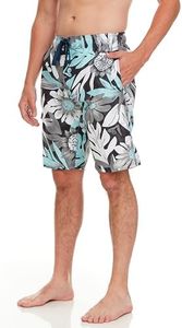 Kanu Surf Men's Infinite Swim Trunks (Regular & Extended Sizes), Abacos Black, Large