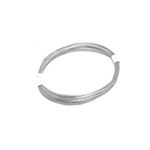 Beadsnfashion Silver Plated Brass Craft Wire for Jewellery Making, Beading wire, Craft work, Flower Making, Hobby Crafts and School crafts project 75 Mtrs, 30 Gauge Wire Thick (0.30 mm)