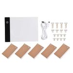 A6 LED Light Pad for Diamond Painting, Portable Light Box Hand Drawing LED Board Ultra Thin Children USB Flip Book Kit Set Painting Art Supplies for Kids Adults (USB)
