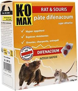 K-O MAX - RAT & SOURIS - pâte difénacoum - 150g