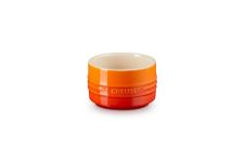 Le Creuset Stoneware Ramekin with straight wall, Stackable, 200 ml, Volcanic, 70403200900099