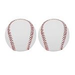 Youyijia 2PCS Adult Baseball Soft Leather Sports Practice Training Softball PU Leather Baseball Stitched T Ball Suitable for Game Practice Training Game