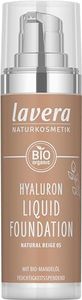 lavera Hyaluron Liquid Foundation - Natural Beige 05 - natural cosmetics - Vegan - Silky, lightweight texture - free from mineraloil - Natural hyaluronic acid & Organic almond oil - 30ml