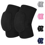 HISFFOG Volleyball Knee Pads for Women, Men, Youth, Girls, Kids, Knee Brace for Volleyball Basketball Football Dance Yoga Tennis Running Cycling Workout Climbing Wrestling